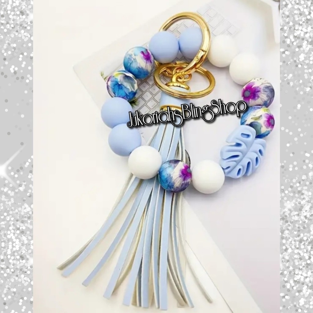 Beaded Wrislet Keychain